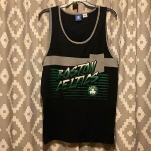 Adidas Celtic Black and Green Sleeveless Tank Top